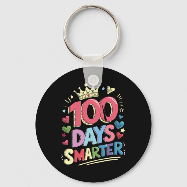 Chaveiro Divertido 100 Dias Professor Sala de Aula Espírito (Frente)