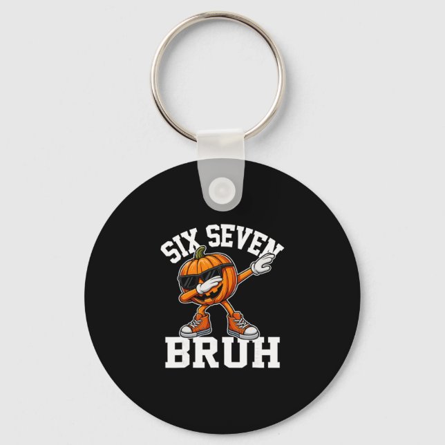 Chaveiro Divertido 67 Bruh Halloween Seis Sete Meme Brainro (Frente)