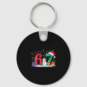 Chaveiro Divertido 67 Natal 6 7 Seis Sete Meme 6 7 Correspo