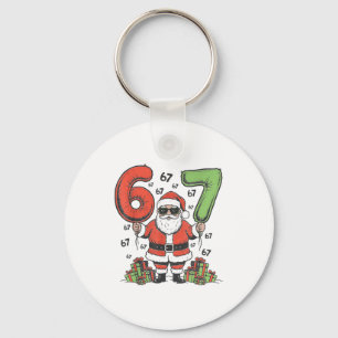 Chaveiro Divertido 67 Papai Noel Seis Sete Natal 67 Meme Br