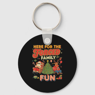 Chaveiro Divertido Aqui Para O Papai Noel De Diversão Famil