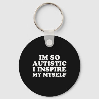 Chaveiro Divertido Autismo Consciência Eu sou Autista Crian