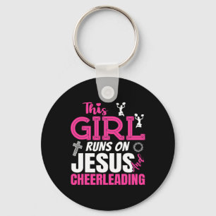 Chaveiro Divertido Cristão Esta Garota Funciona Com Jesus E