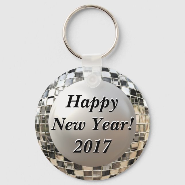 Chaveiro Divertido Disco Mirrorball de 2017 (Frente)