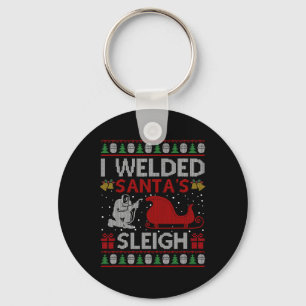 Chaveiro Divertido Eu soldei o Sleigh Gift Welder Chris dos