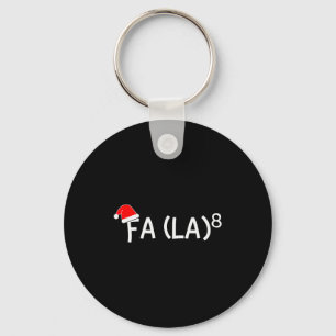 Chaveiro Divertido Fa La 8 Natal Professor de Matemática Ch