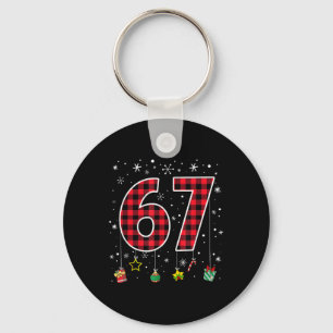 Chaveiro Divertido Seis Sete 6 7 Meme 67 Natal Xadrez Verme