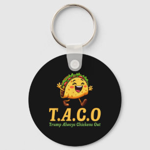Chaveiro Divertido Trump Taco Trump Sempre se Acovarda _22
