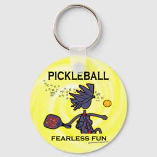 Chaveiro Divertimento sem medo de Pickleball
