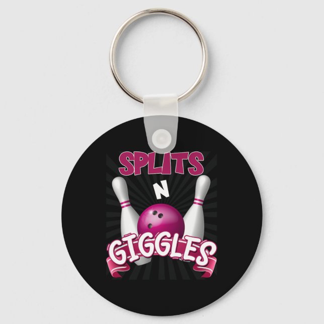 Chaveiro Dividem-se em Giggles Funny Boliche Team Bowler Sp (Frente)
