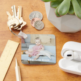 Chaveiro DIY Personalizar Foto e Nome Personalizados