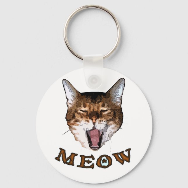 Chaveiro Diz "Miau" (Frente)