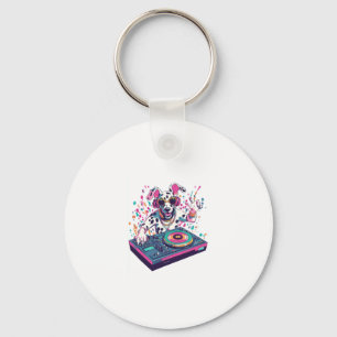 Chaveiro DJ Dalmatian � EDM Rave Party Dog