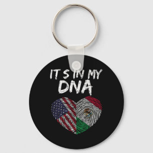 Chaveiro Dna Bandeira EUA Americana Bandeira Mexicana Méxic