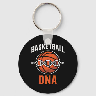 Chaveiro Dna De Basquete - O Pion Corre No Meu Sangue