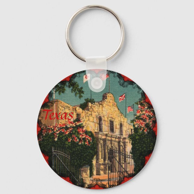 Chaveiro do Alamo Vintage Texas (Frente)