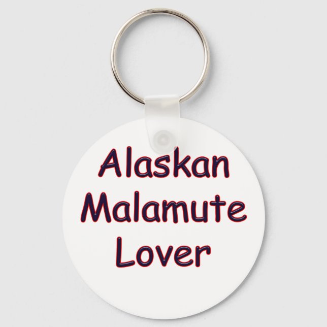 Chaveiro do Alaskan Malamute (Frente)