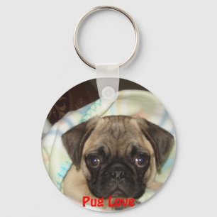 Chaveiro do amor do Pug