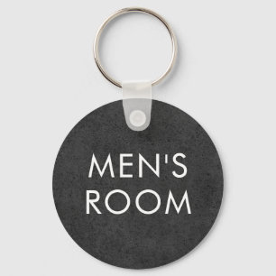 Chaveiro do banheiro da sala de homens - concreto