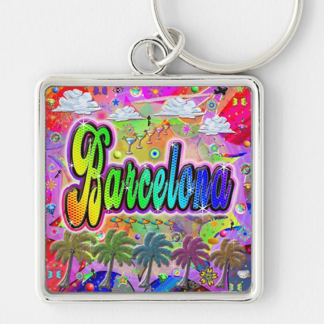 Chaveiro do Barcelona Vista Express (Frente)