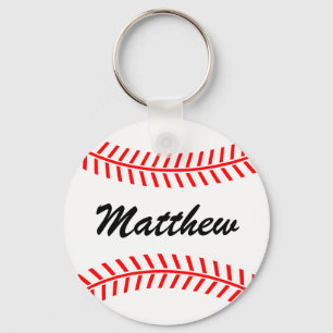 Chaveiro do basebol de Personalizable