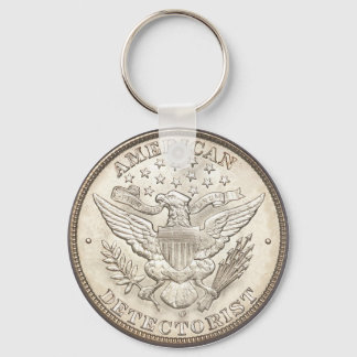 Chaveiro do Botão Clássico do Detector Americano