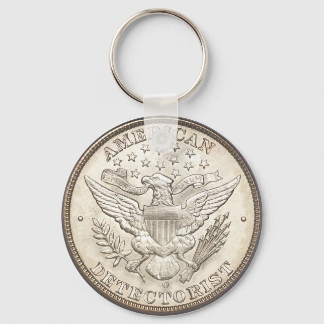 Chaveiro do Botão Clássico do Detector Americano