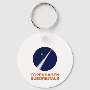 Chaveiro do botão com logotipo de Copenhaga