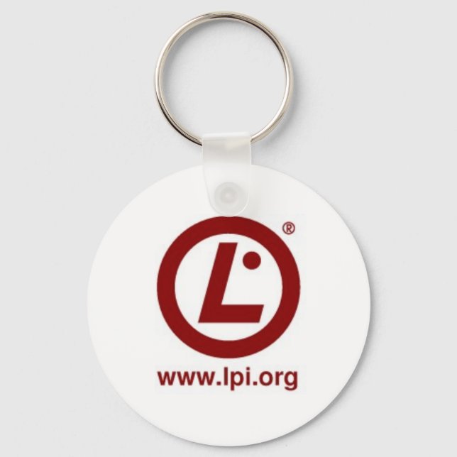 Chaveiro do botão de logotipo LPI (Frente)