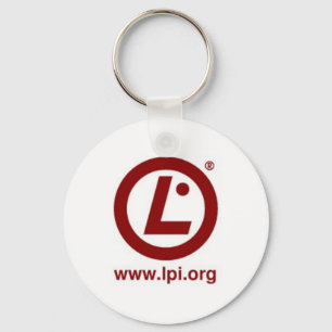 Chaveiro do botão do logotipo do LPI