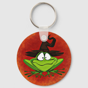 Chaveiro do Botão do Sapo Witchy