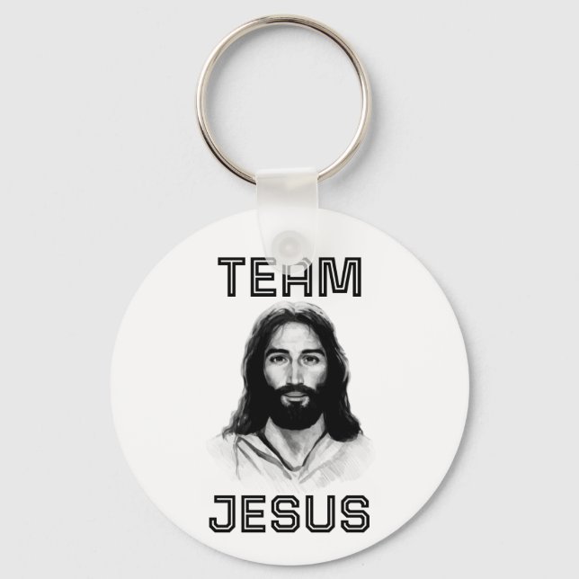 Chaveiro do Botão Jesus da Equipe (Frente)