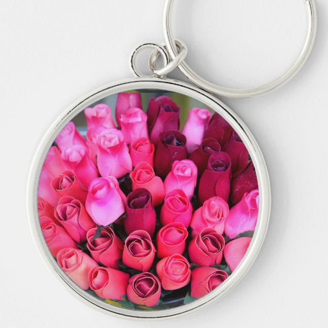 chaveiro do bouquet de rosa (Frente)