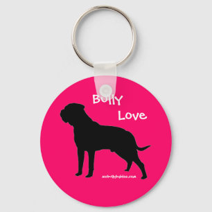 Chaveiro do bullmastiff do amor da intimidação