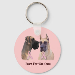 Chaveiro do cancro da mama de great dane