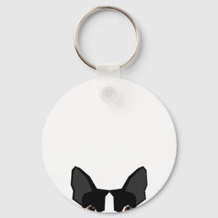 Chaveiro do cão de Boston Terrier
