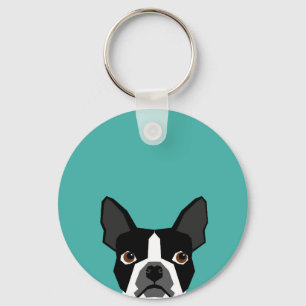 Chaveiro do cão de Boston Terrier
