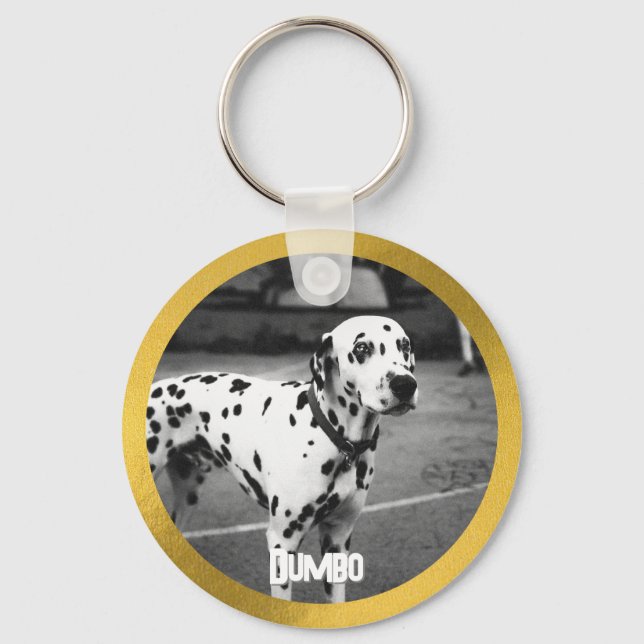 Chaveiro do Cão de Foto Pet Personalizado (Frente)
