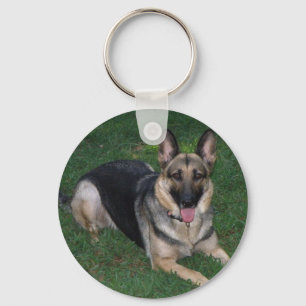 Chaveiro do cão de german shepherd