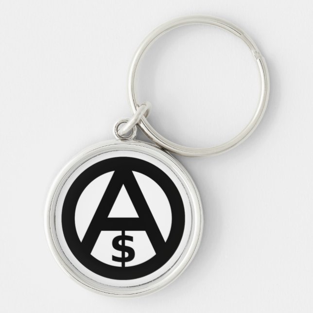 Chaveiro do capitalismo de Anarcho (Frente)