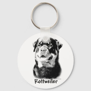 Chaveiro do carvão vegetal de Rottweiler