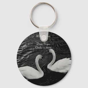 Chaveiro do casamento da cisne