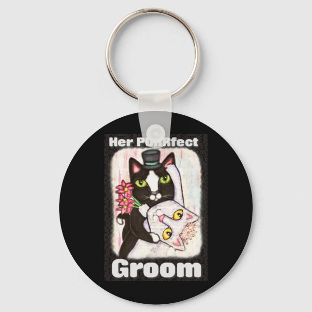 Chaveiro do Cat Wedding Dance Groom (Frente)