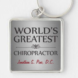 Chaveiro do Chiropractor do mundo o grande