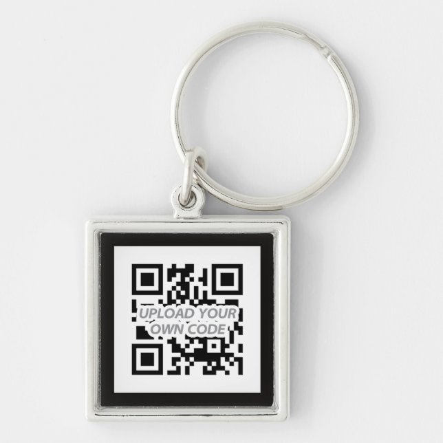 Chaveiro do código de Personalizable QR - encontre (Frente)