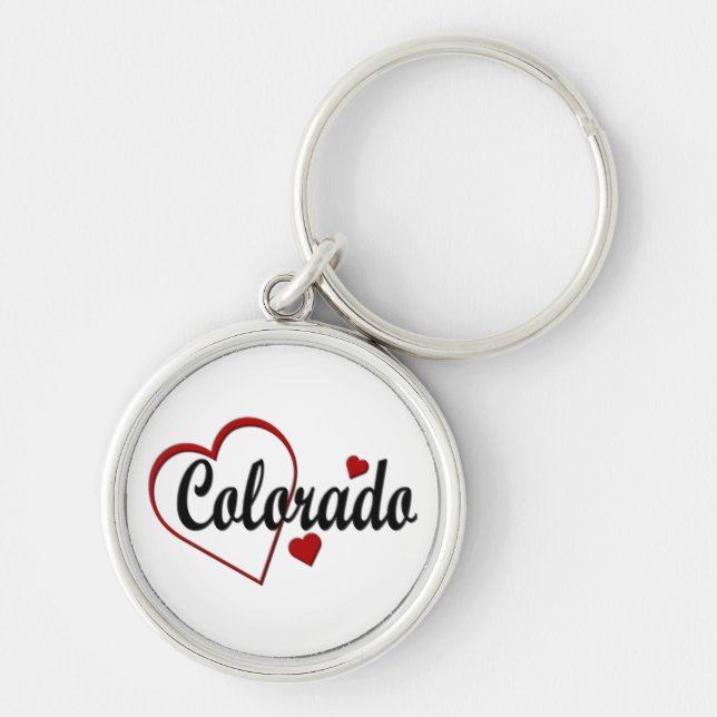 Chaveiro do Colorado Hearts Premium (Frente)