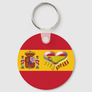 Chaveiro do coração da brasão da espanha de Viv