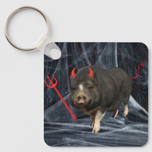 Chaveiro do Crowley de Halloween! (Frente)