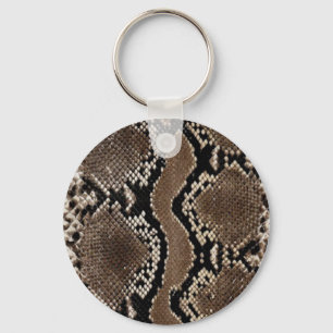 CHAVEIRO DO DESIGN DA PELE DE COBRA