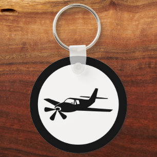 Chaveiro do Designer de Avião Negro
